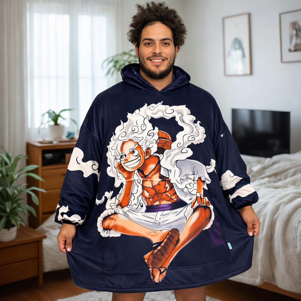 Luffy Gear 5 Blanket Hoodie
