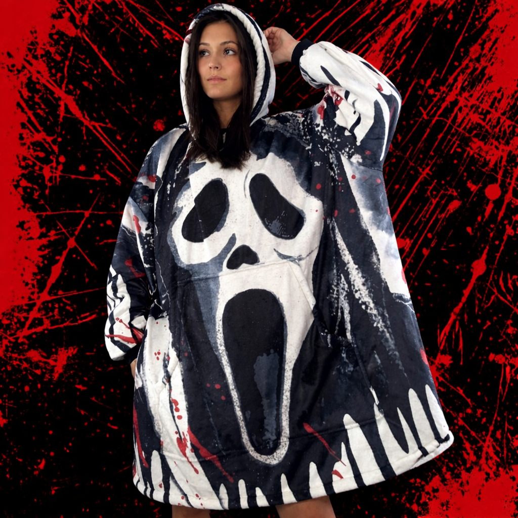 Ghost Face Blanket Hoodie