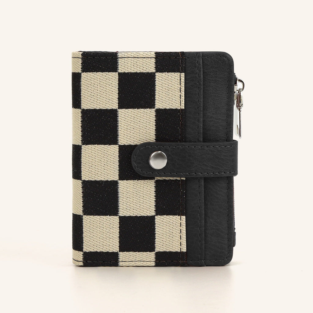 Wilma Mixed Media Fold-Over Wallet