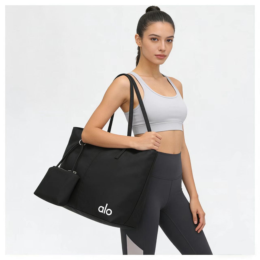 MOMMA AND ME YOGA TOTE BAG | YOUR CHOICE OF BLACK OR OLIVE