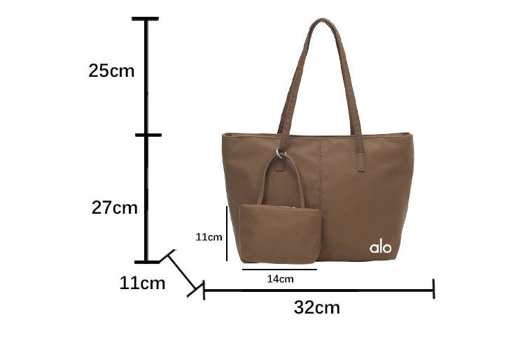 MOMMA AND ME YOGA TOTE BAG | YOUR CHOICE OF BLACK OR OLIVE