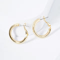 Gold Plated Hypoallergenic Classic Hoop Earrings