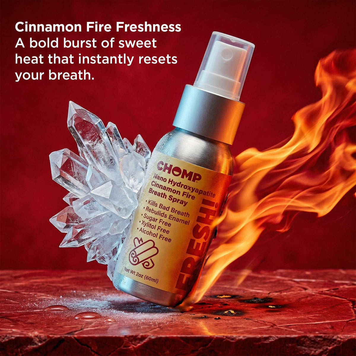 FRESH! Nano Hydroxyapatite Cinnamon Fire Breath Spray