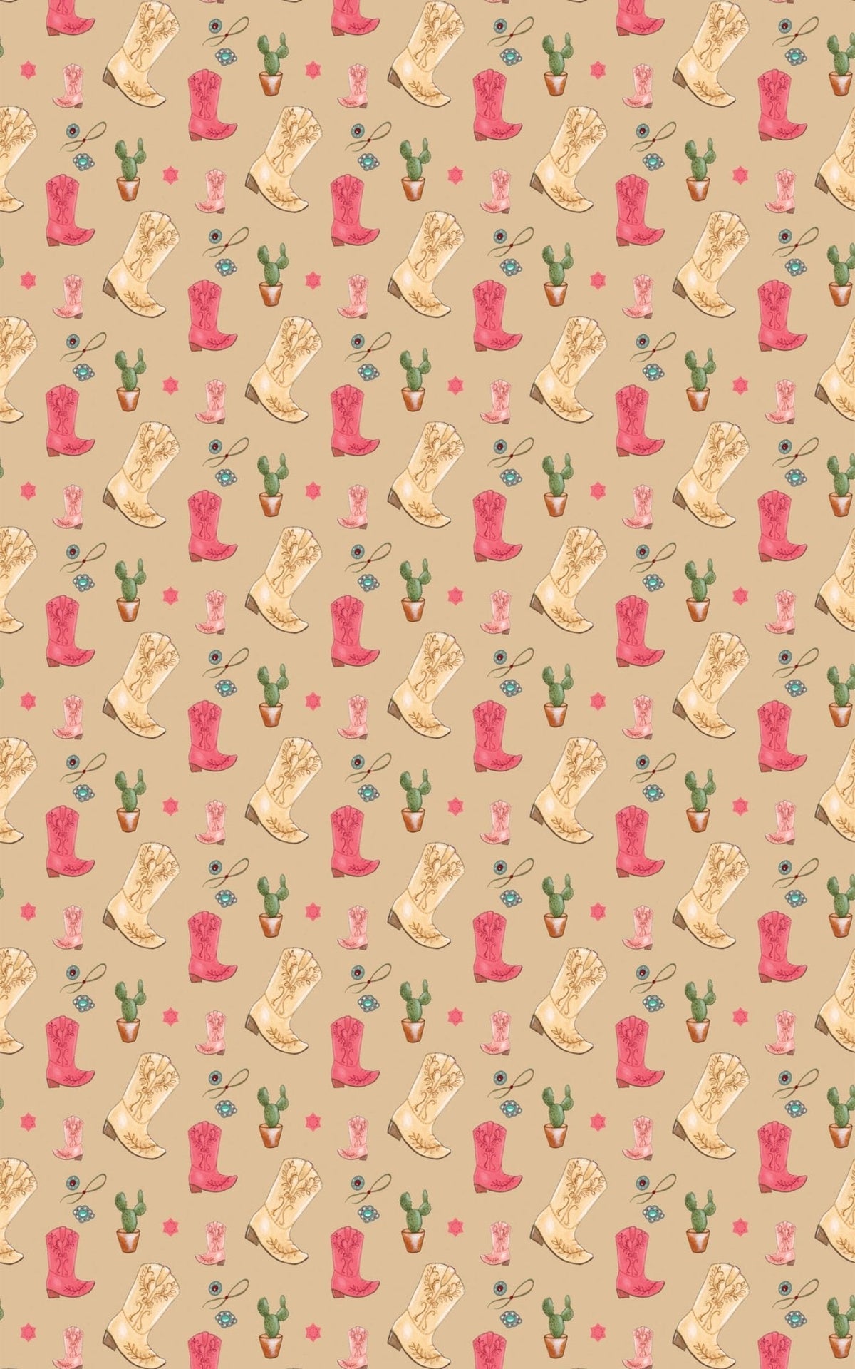 Western Kick Wrapping Paper | Michelle Gilsey | Artist Corner
