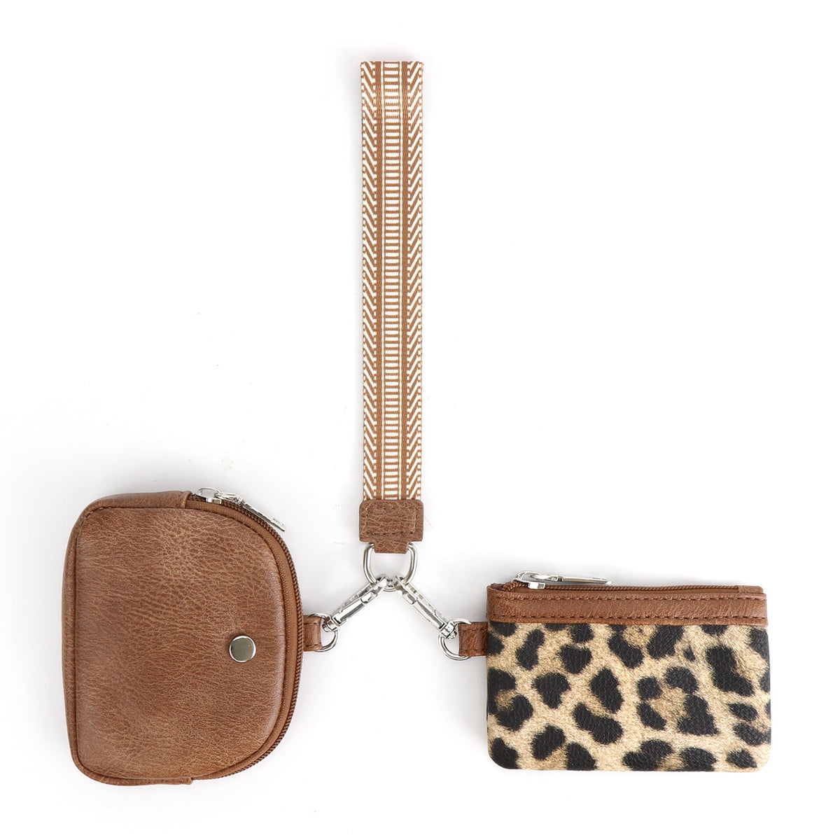 Checkerboard Mini Wristlet & Coin Purse 🖤🤍