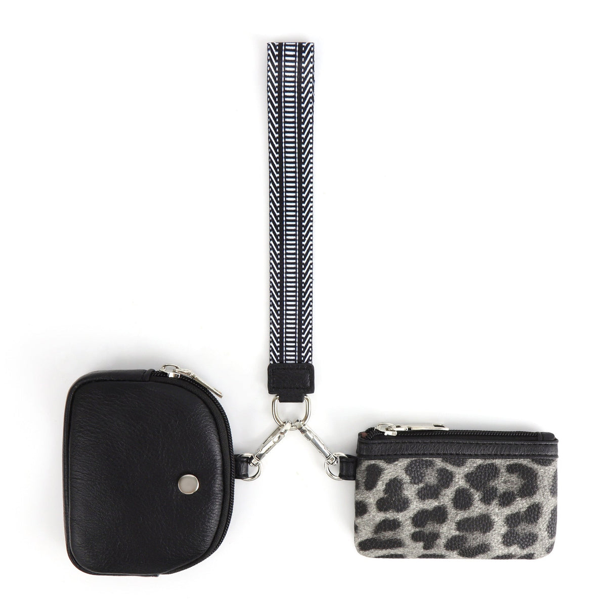 Checkerboard Mini Wristlet & Coin Purse 🖤🤍