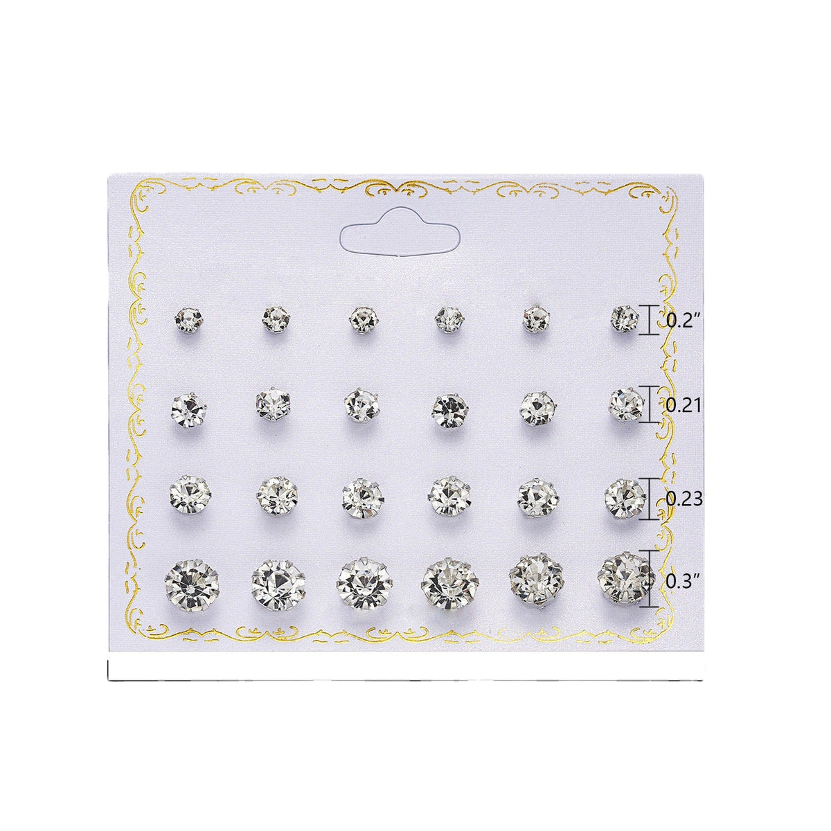 Twisted Sisters Everyday Sparkle Stud Earrings
