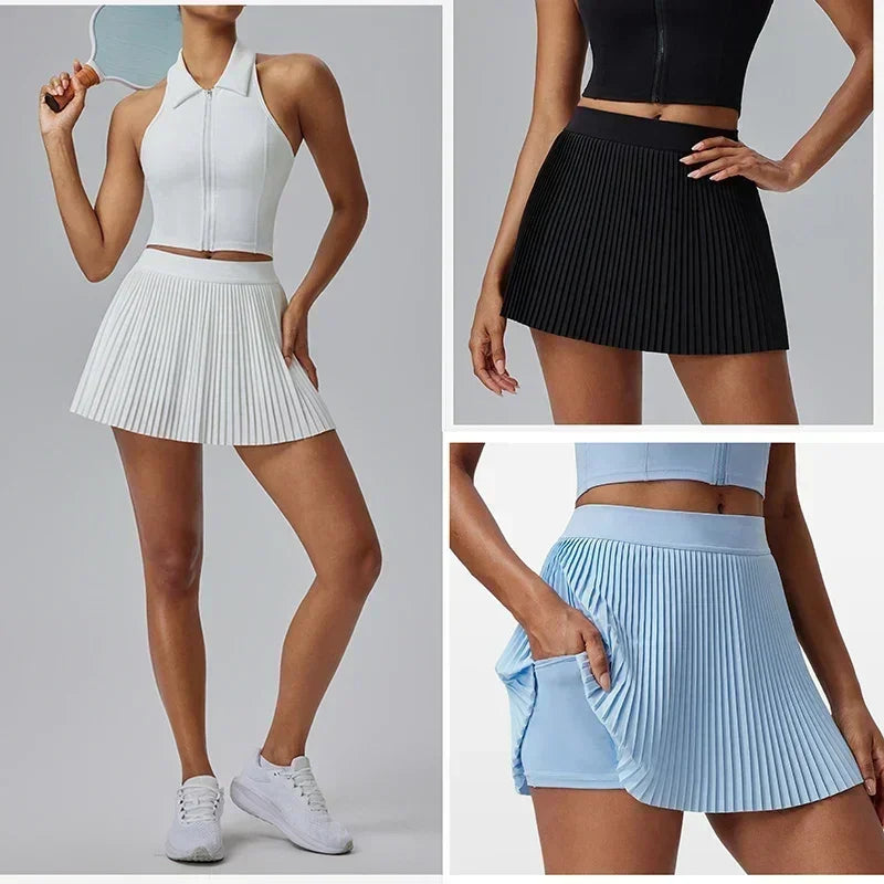 Sports Skirt for Women Quick-drying Tennis Skirt With Shorts