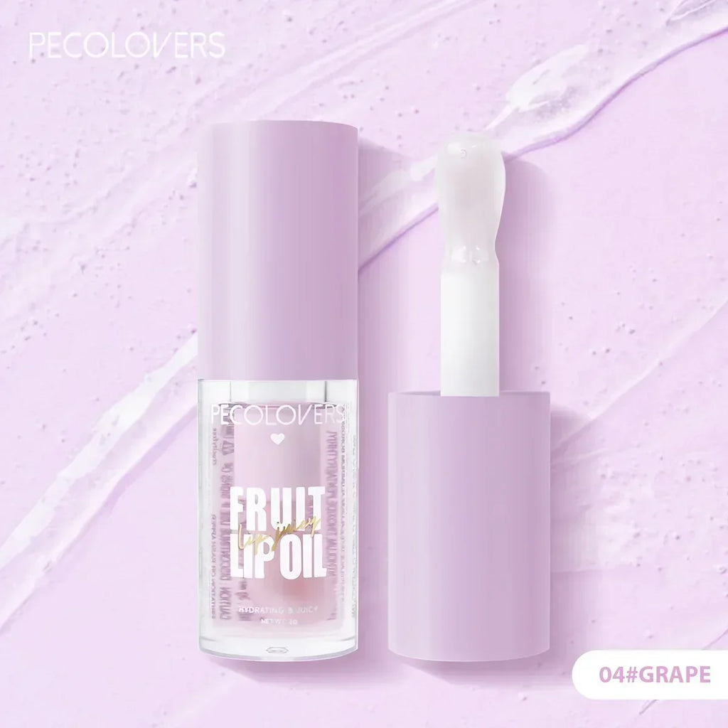 BIG Fruit Lip Oil Lip Enhancer Plumper Big Brush Moisturising Clear Lip Gloss Sexy Lip Makeup Care Cosmetics for Women Girl Lady