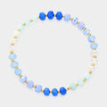 Faceted Beaded Stretch Bracelet
