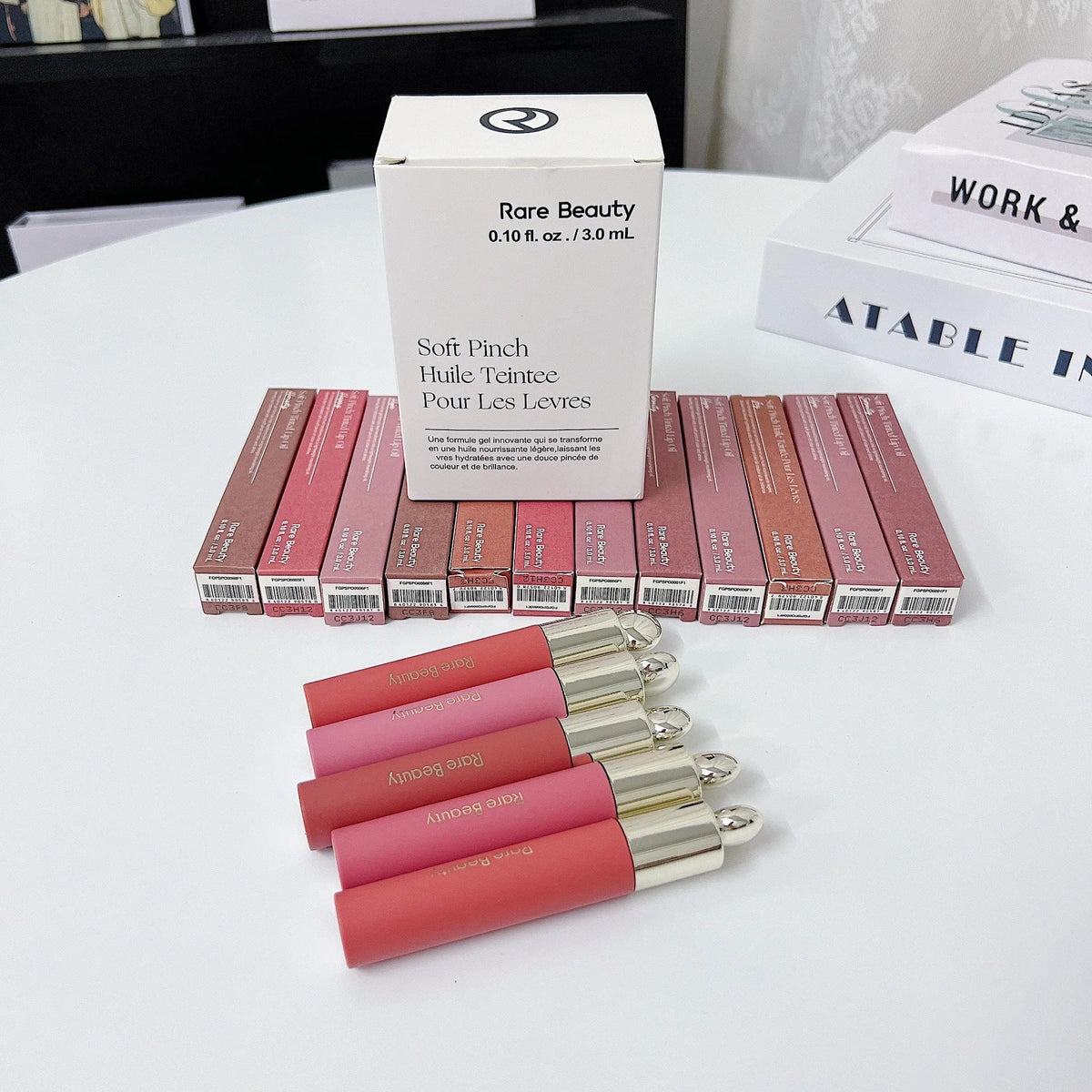 Rare Beauty New Smooth Liquid Lip Gloss Hydrating Moisturizing Lasting Natural Bright Lightweight Nutrient Repair Tinted Lip Oil