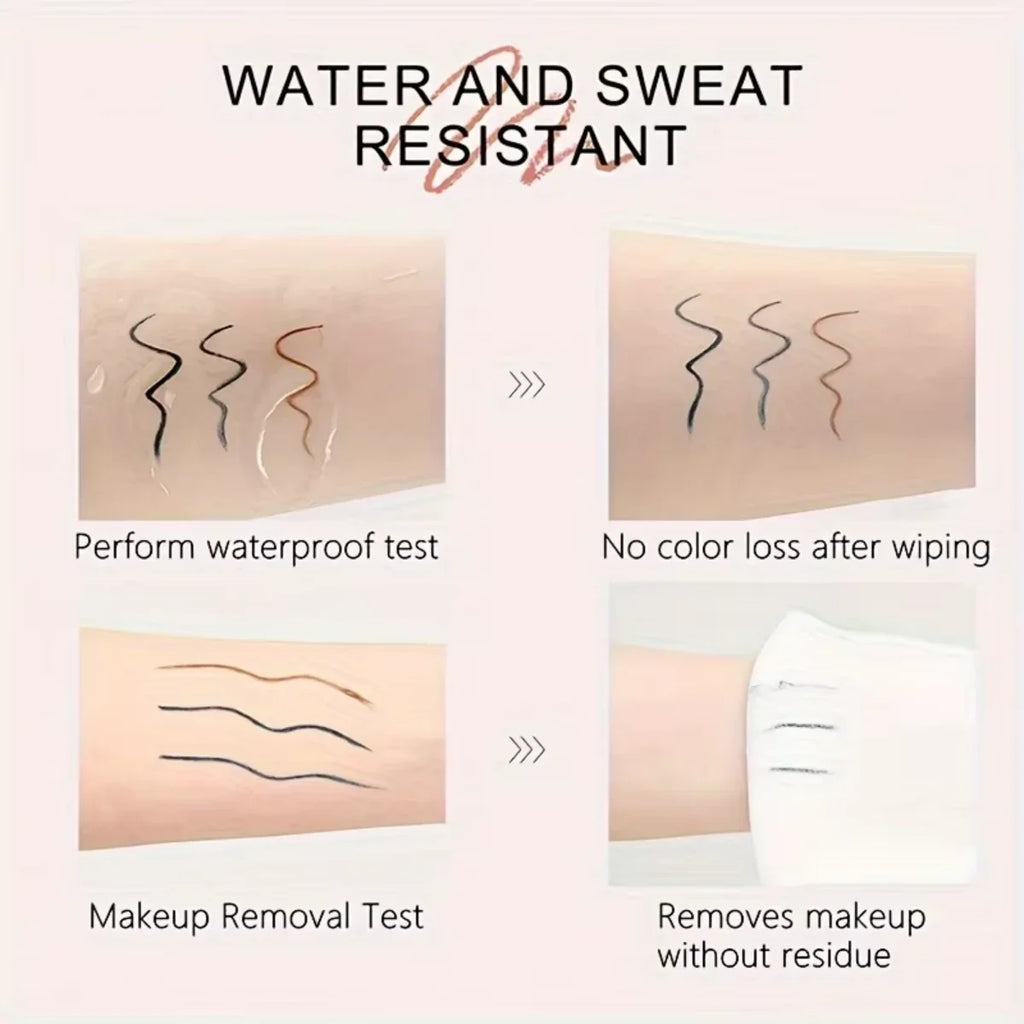 6-Color Waterproof Matte Lip Liner - Long-Lasting, Non-Transfer Formula, Matte Finish, 6 Versatile Shades
