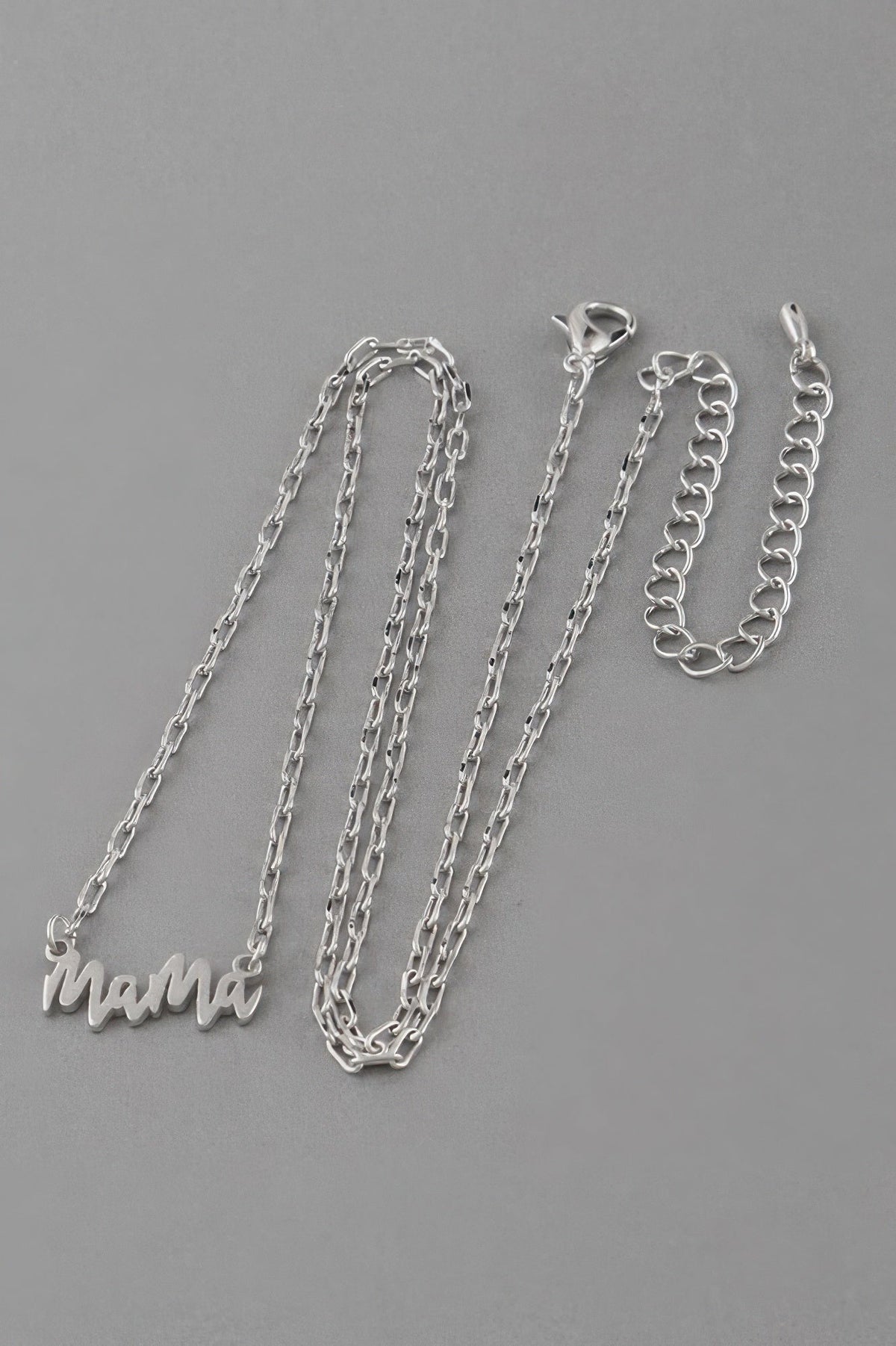 Mama Script Necklace