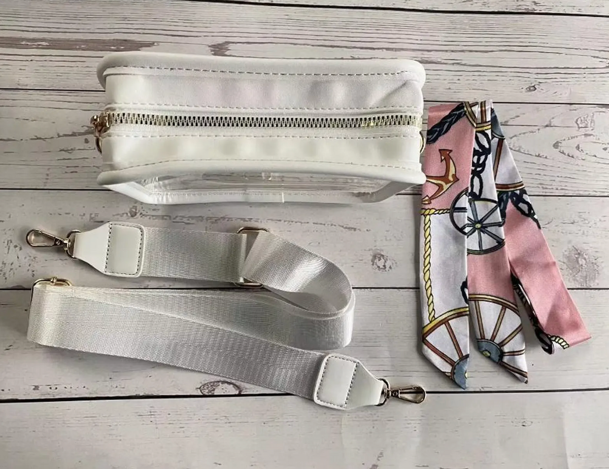 Georgia Bulldogs Black Beaded Purse Strap | UGA Game Day Bag Strap