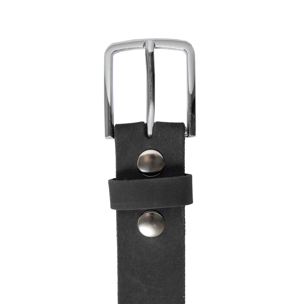 Gunmetal Nubuck Belt