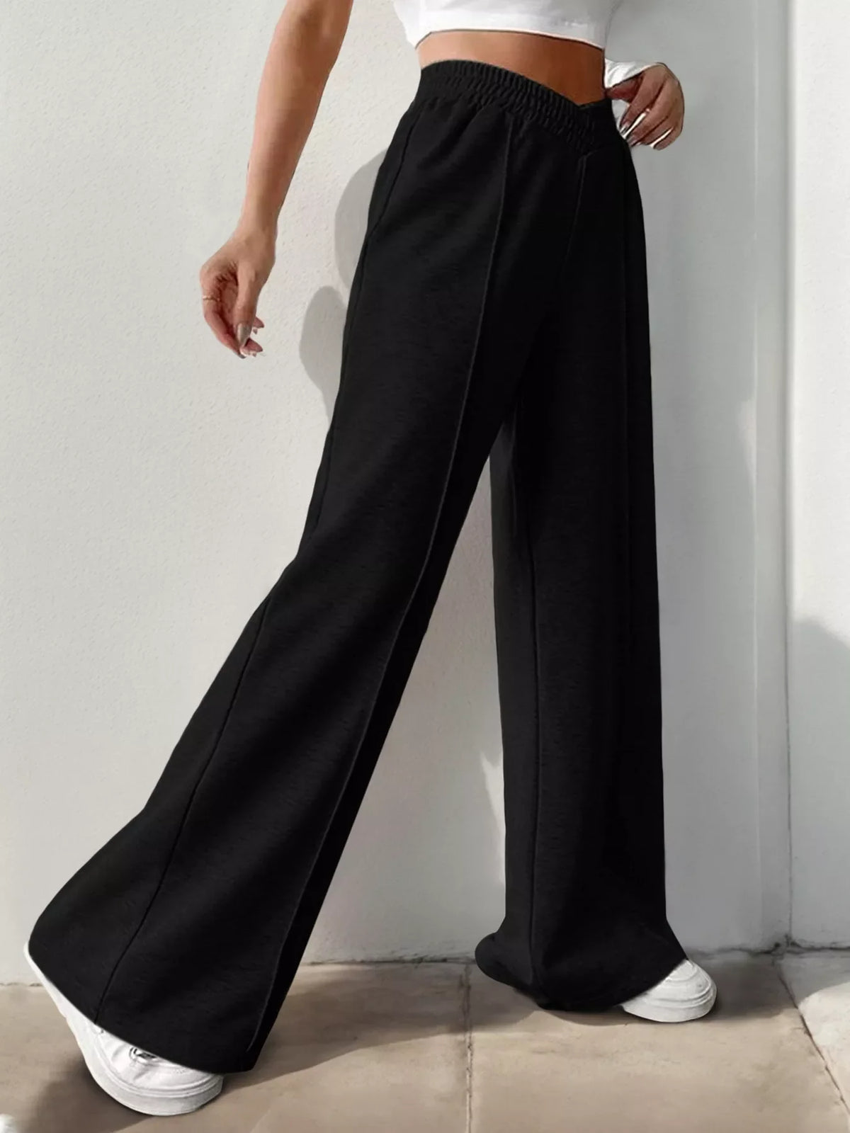 Wide Leg High Waist Pants