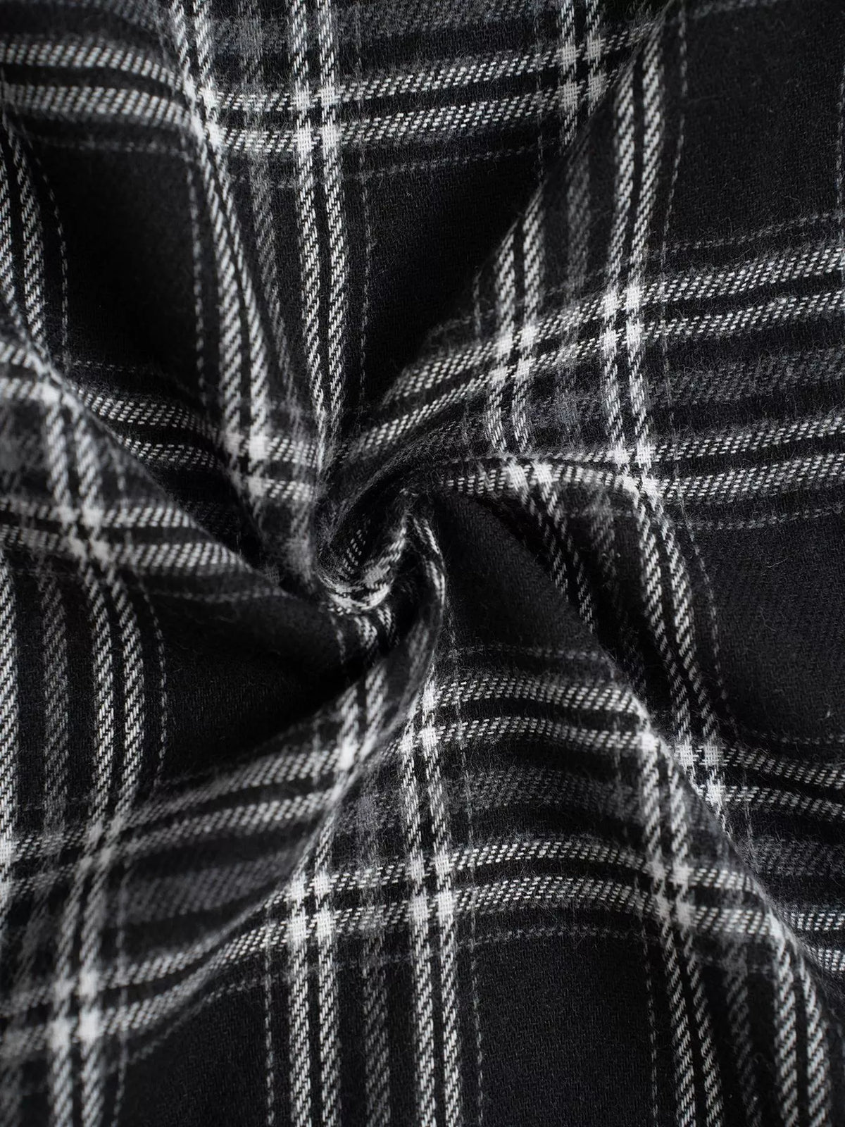 Relaxed Fit Plaid Pants