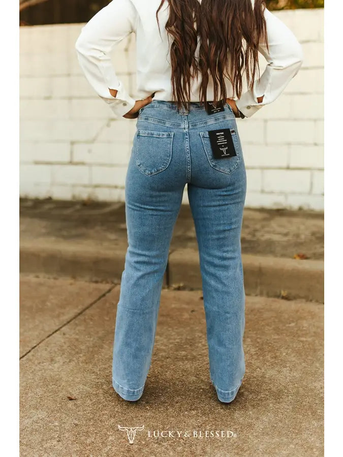 Dust Trail Wide Leg Jeans