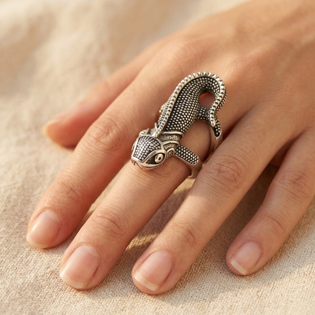 Lizard Gecko Animal Ring – Stainless Steel