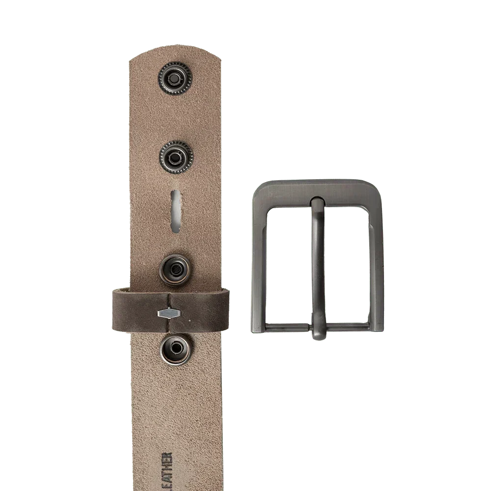 Dark Brown Nubuck Belt