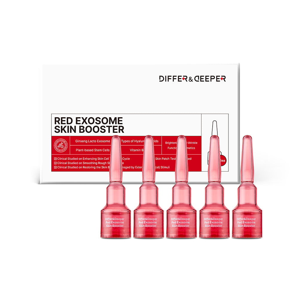 DIFFER&DEEPER Red Exosome Skin Booster (2ml x 5)