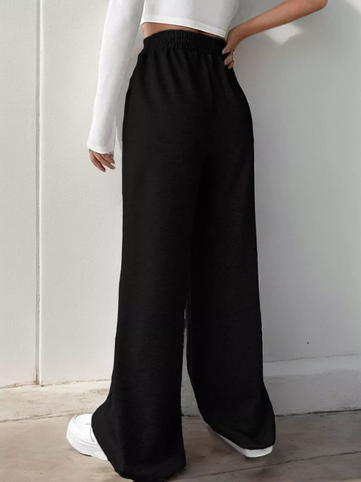 Wide Leg High Waist Pants