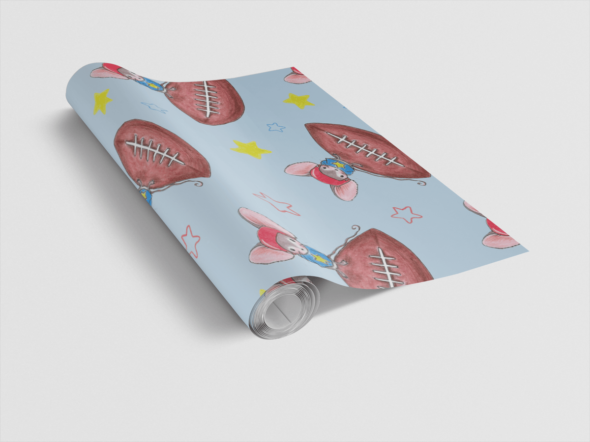 Star Of The Game Wrapping Paper | Michelle Gilsey | Artist Corner