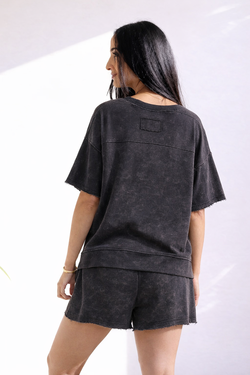 Stonewashed Ease Set-Acid Wash