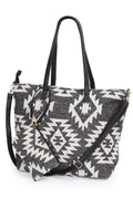 Western Weekend Tote Bag with Pouch